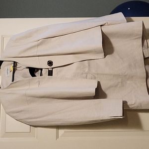Calvin Klein linen skirt set